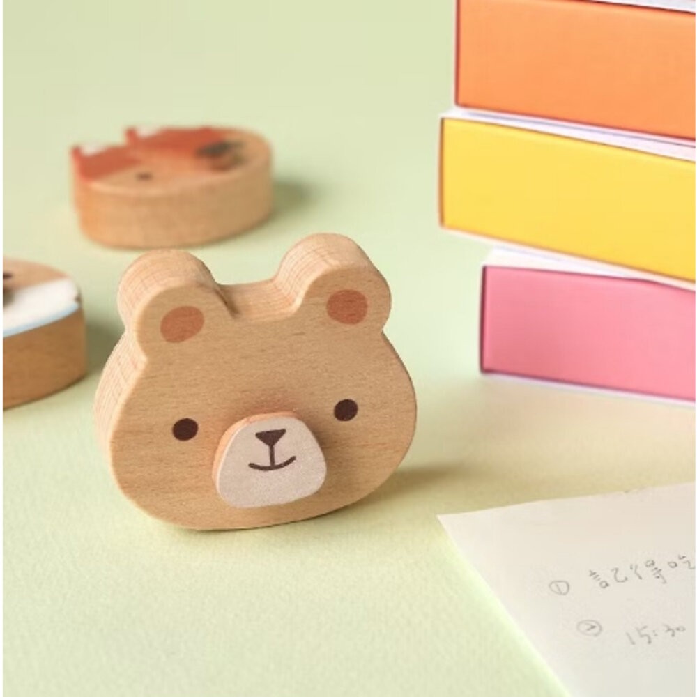 動物造型磁鐵留言夾 原木動物磁鐵 辦公小物 原木留言夾 原木造型磁鐵 遊木時光 TR台灣鐵道-細節圖5