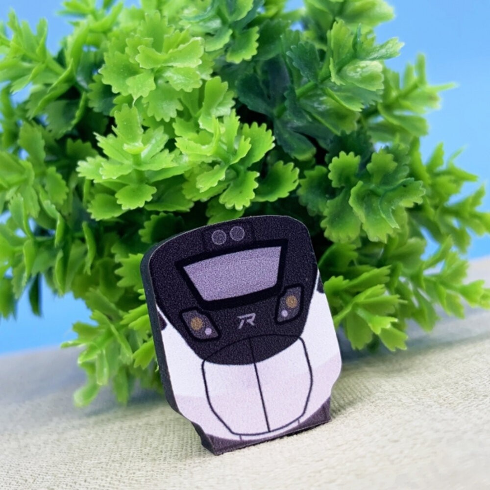 迷你台鐵火車磁鐵 迷你木質冰箱貼 可愛火車造型迷你冰箱貼 台鐵授權 台灣紀念品 新格子 TR台灣鐵道-規格圖4