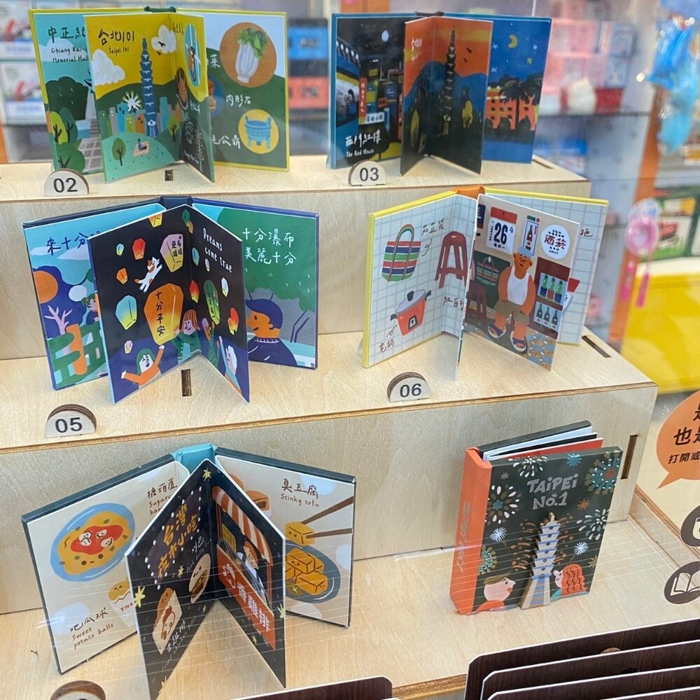 插畫磁鐵 迷你書本冰箱貼 迷你書本磁鐵 台灣紀念品 台灣行旅小磁書 猴子設計 TR台灣鐵道-細節圖6