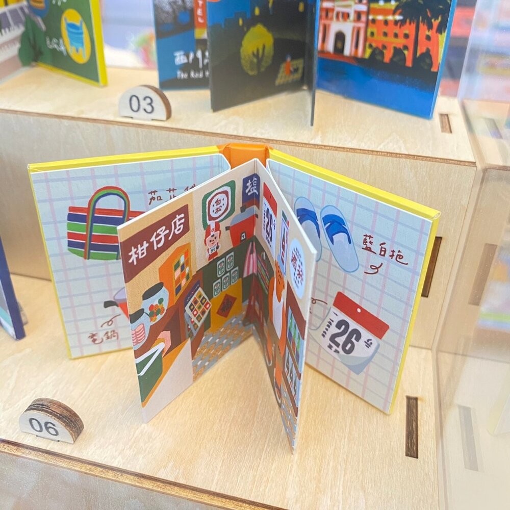 插畫磁鐵 迷你書本冰箱貼 迷你書本磁鐵 台灣紀念品 台灣行旅小磁書 猴子設計 TR台灣鐵道-細節圖8