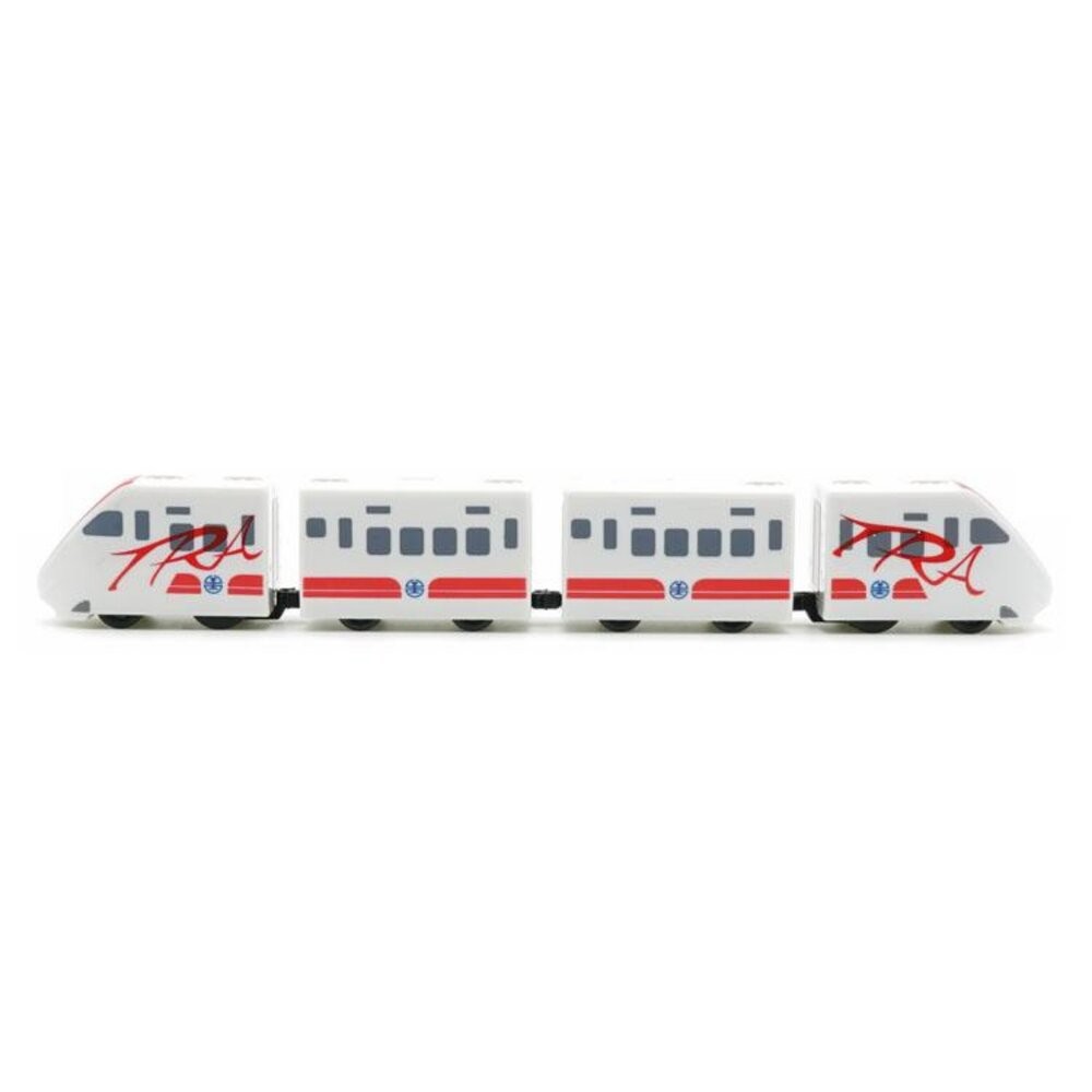 台鐵普悠瑪自強號列車 TEMU2000型 鐵支路4節迴力小列車 迴力車 火車玩具 QV060T1 TR台灣鐵道-細節圖2