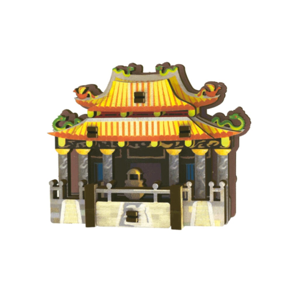 DIY立體木質冰箱貼 木質組合冰箱貼 木頭磁鐵 台灣景點冰箱貼 動手做 送禮 台灣文創 紀念品 新格子 TR台灣鐵道-規格圖8