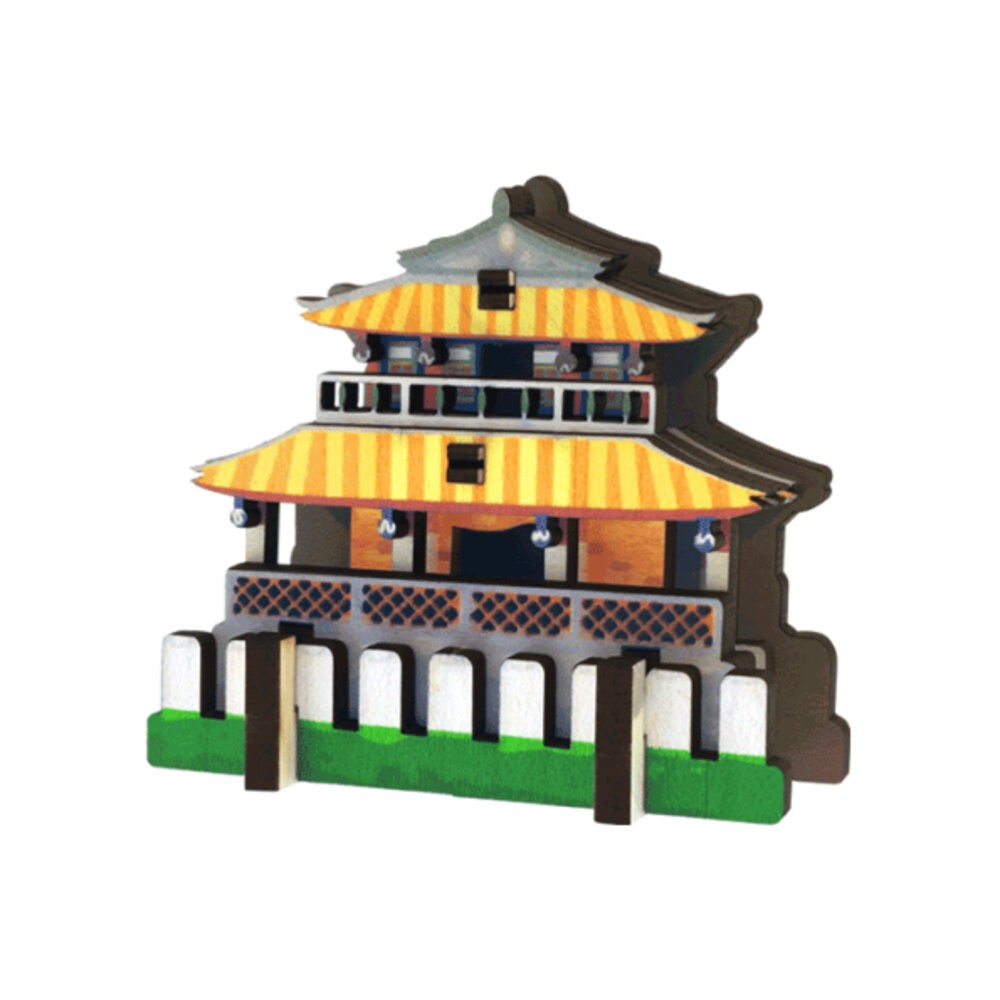 DIY立體木質冰箱貼 木質組合冰箱貼 木頭磁鐵 台灣景點冰箱貼 動手做 送禮 台灣文創 紀念品 新格子 TR台灣鐵道-規格圖8
