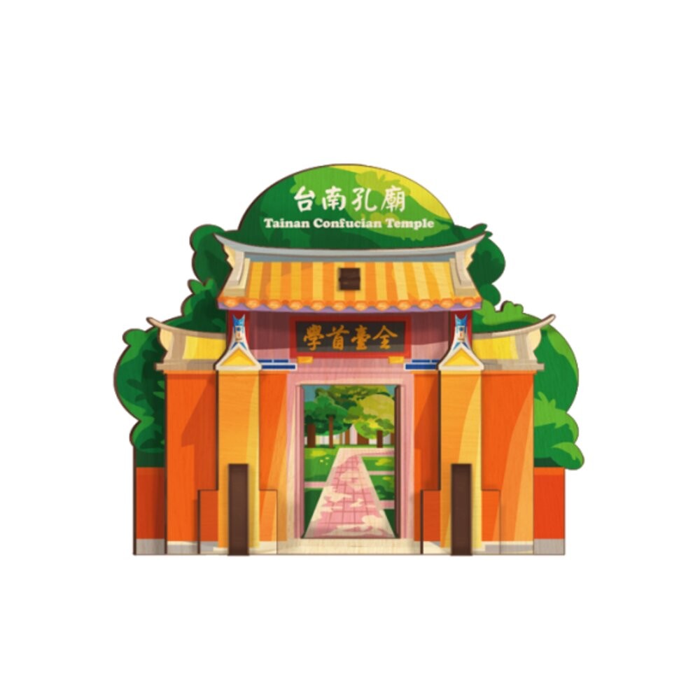 DIY立體木質冰箱貼 木質組合冰箱貼 木頭磁鐵 台灣景點冰箱貼 動手做 送禮 台灣文創 紀念品 新格子 TR台灣鐵道-規格圖8