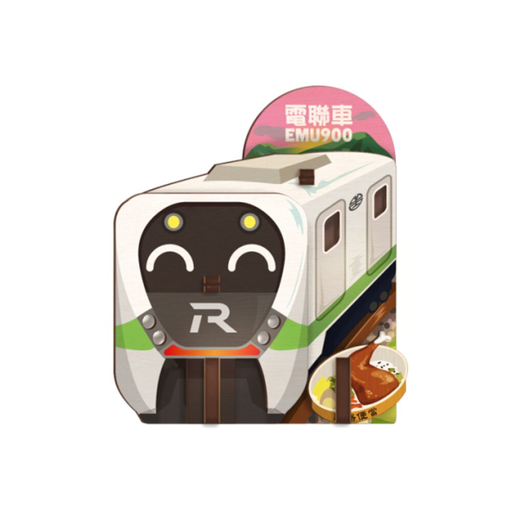 DIY立體木質冰箱貼 木質組合冰箱貼 木頭磁鐵 台灣景點冰箱貼 動手做 送禮 台灣文創 紀念品 新格子 TR台灣鐵道-規格圖8