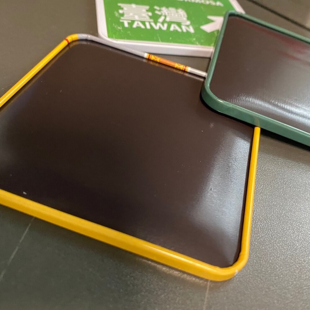方形磁鐵杯墊 冰箱貼 台灣紀念品 台灣特色 台灣景點 台灣意象 復古台灣 木子創意 TR台灣鐵道-細節圖2