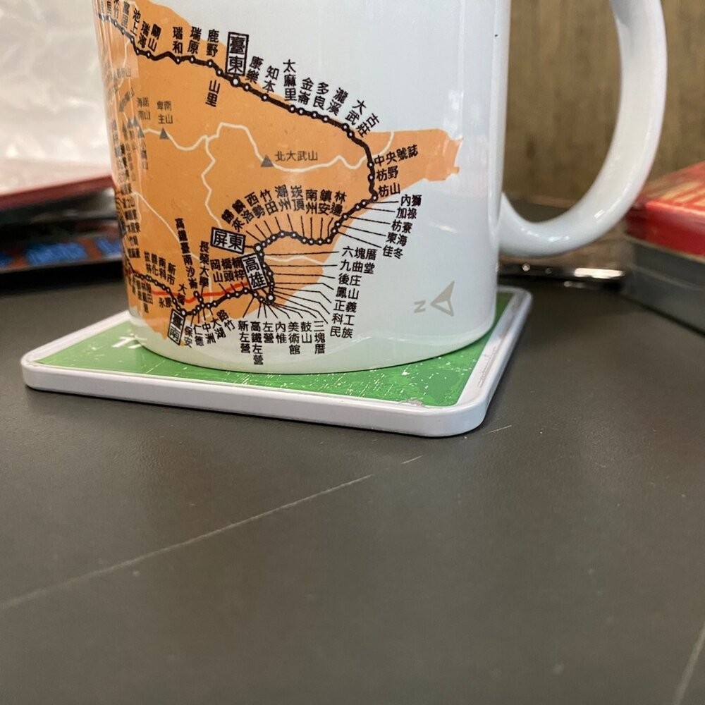 方形磁鐵杯墊 冰箱貼 台灣紀念品 台灣特色 台灣景點 台灣意象 復古台灣 木子創意 TR台灣鐵道-細節圖3