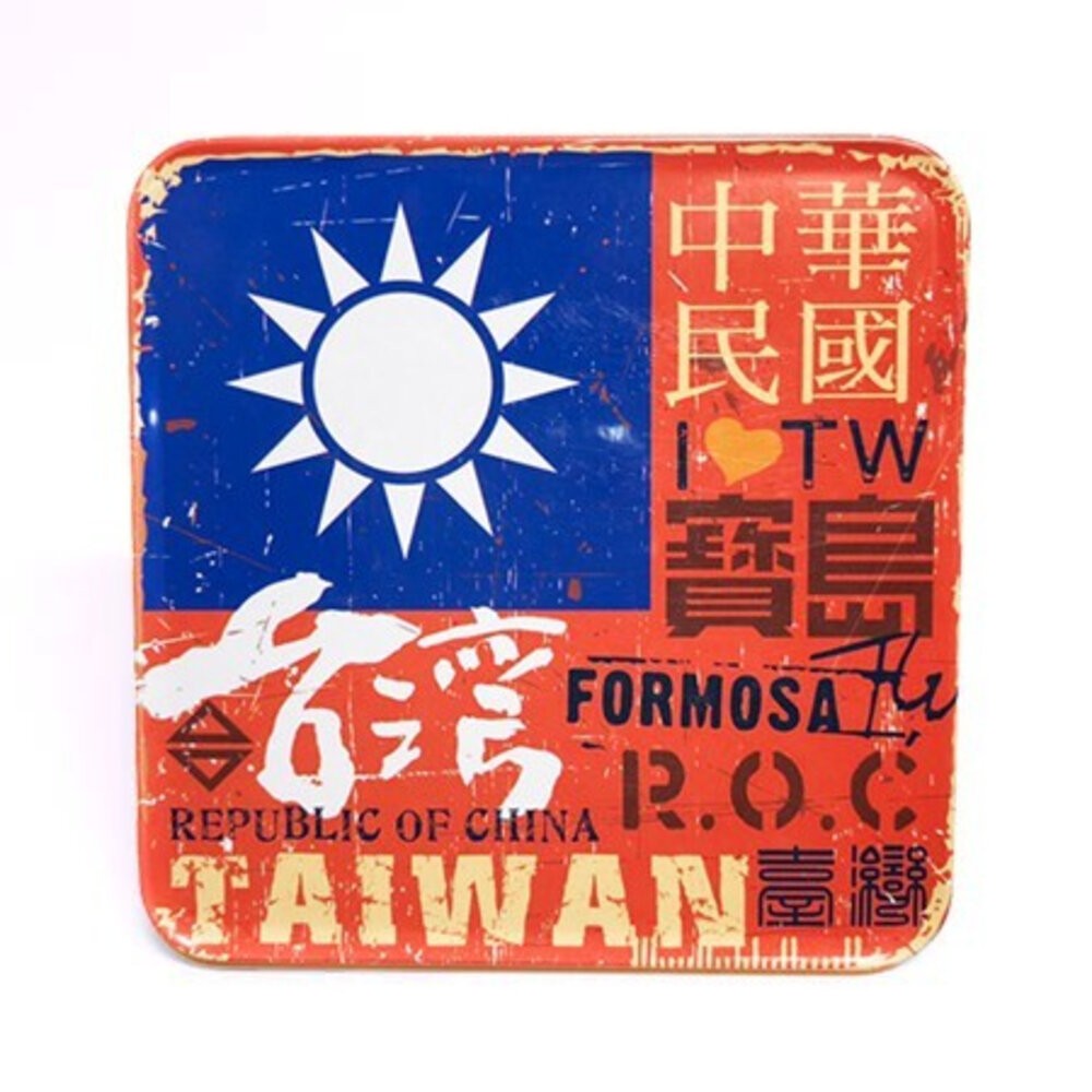 方形磁鐵杯墊 冰箱貼 台灣紀念品 台灣特色 台灣景點 台灣意象 復古台灣 木子創意 TR台灣鐵道-規格圖3