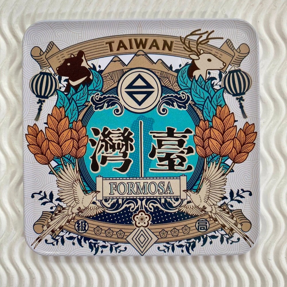 方形磁鐵杯墊 冰箱貼 台灣紀念品 台灣特色 台灣景點 台灣意象 復古台灣 木子創意 TR台灣鐵道-規格圖3