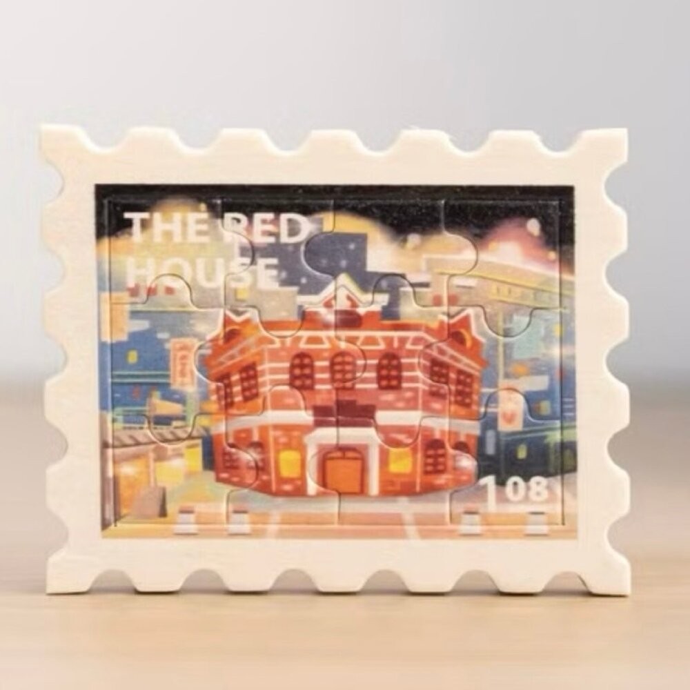 台灣風景磁鐵 拼圖磁鐵 台灣紀念品 木製磁鐵 拼風景磁鐵 遊木時光 TR台灣鐵道-規格圖5