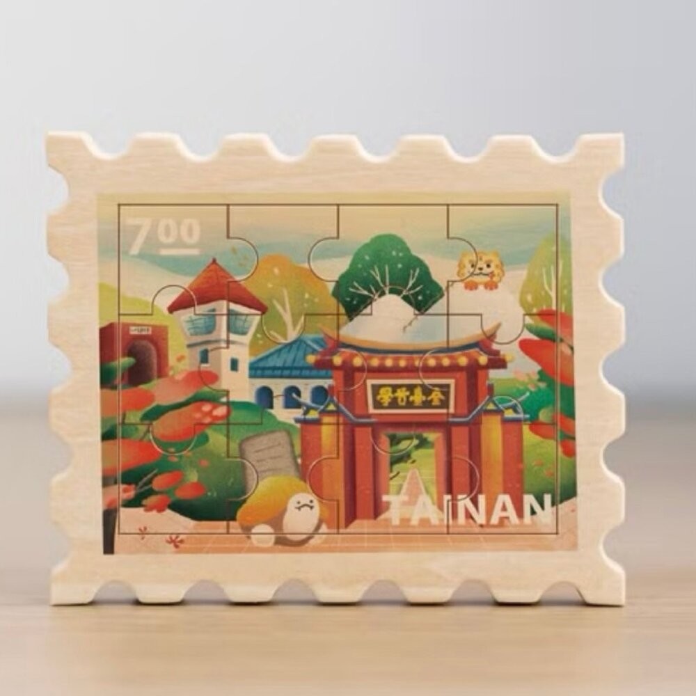 台灣風景磁鐵 拼圖磁鐵 台灣紀念品 木製磁鐵 拼風景磁鐵 遊木時光 TR台灣鐵道-規格圖5