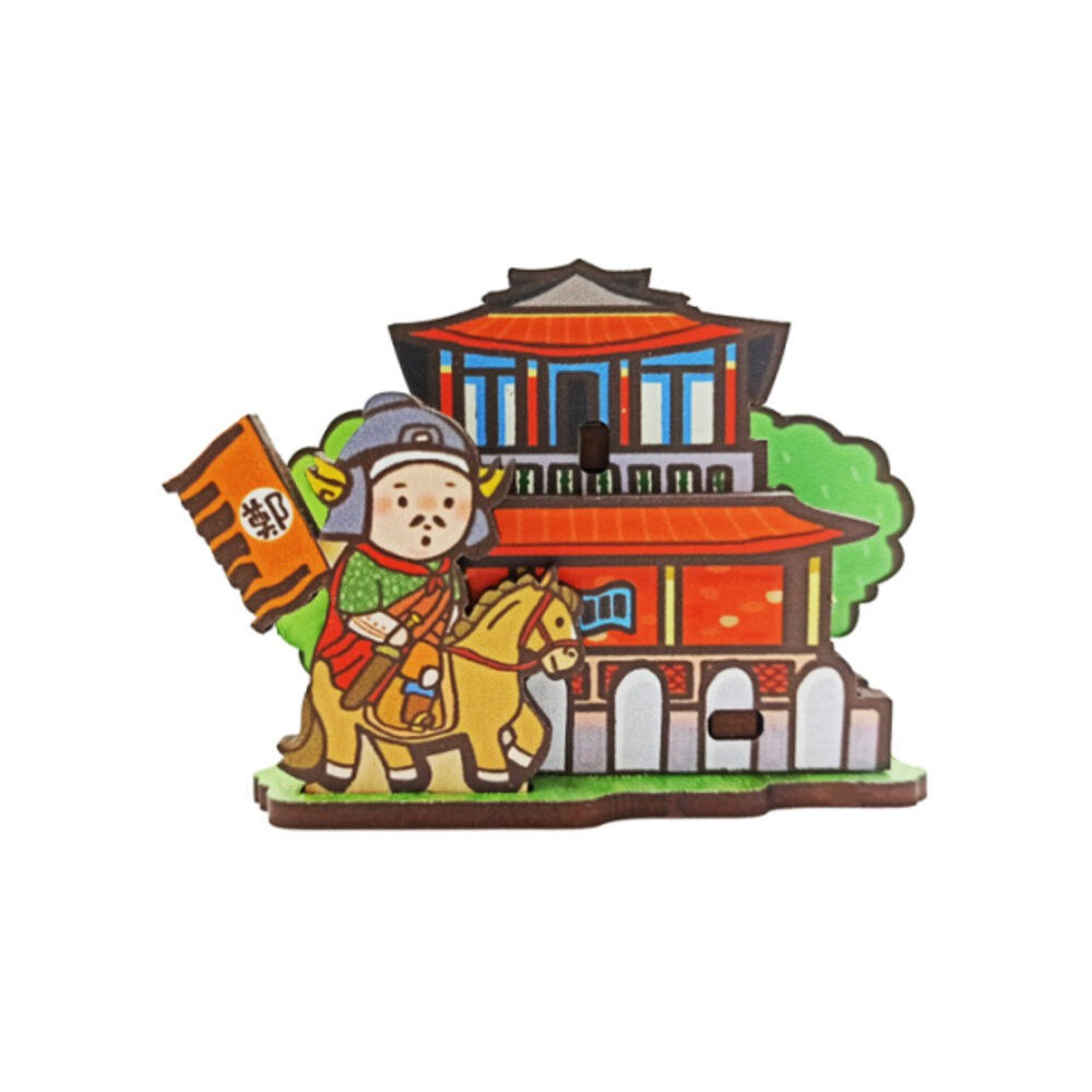 DIY立體木製名片座 台灣景點文化 阿里山火車 木製桌上擺飾  台灣文創 紀念品 新格子 TR台灣鐵道-規格圖8