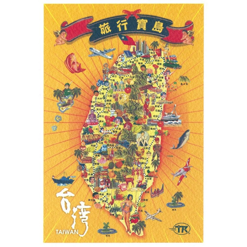 手繪明信片 熱銷 文創 台灣 車站 景點 批發 多件優惠 MIT 旅遊紀念 實體門市 TR台灣鐵道-規格圖3