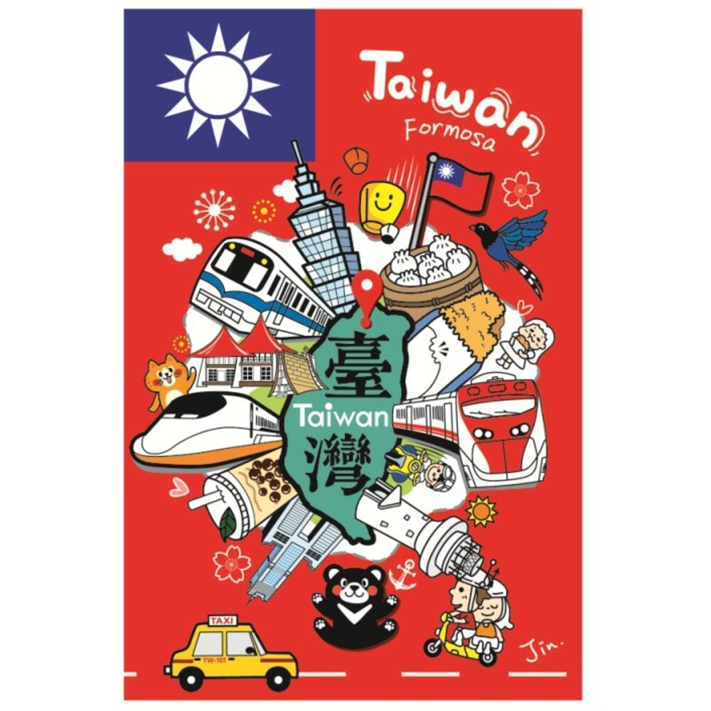 手繪明信片 熱銷 文創 台灣 車站 景點 批發 多件優惠 MIT 旅遊紀念 實體門市 TR台灣鐵道-規格圖3