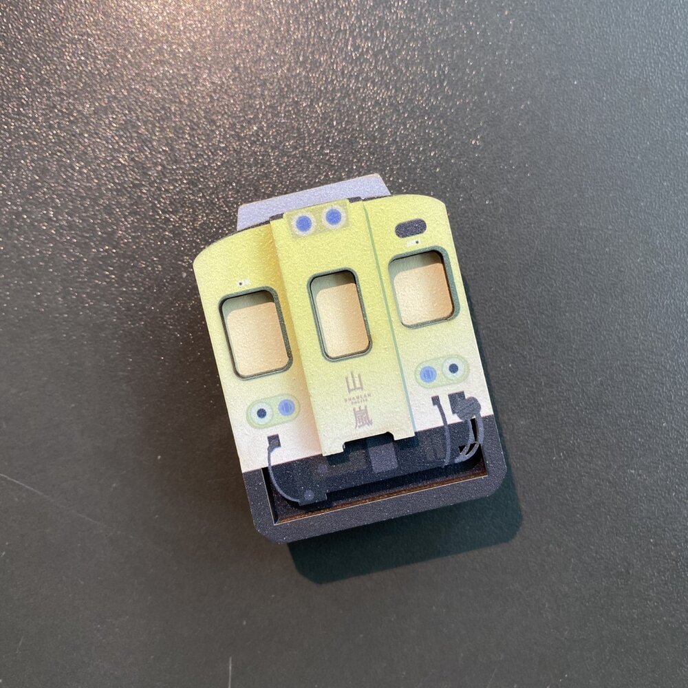 台鐵火車木頭冰箱貼 立體台鐵火車磁鐵 台鐵便當 海風號 山嵐號 台鐵木木冰箱貼 新格子 TR台灣鐵道-規格圖5