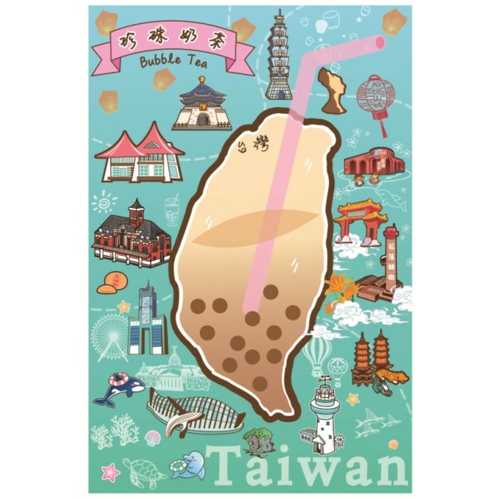 手繪明信片 文創 台灣 批發 多件優惠 MIT 旅遊紀念 實體門市 TR台灣鐵道-規格圖3