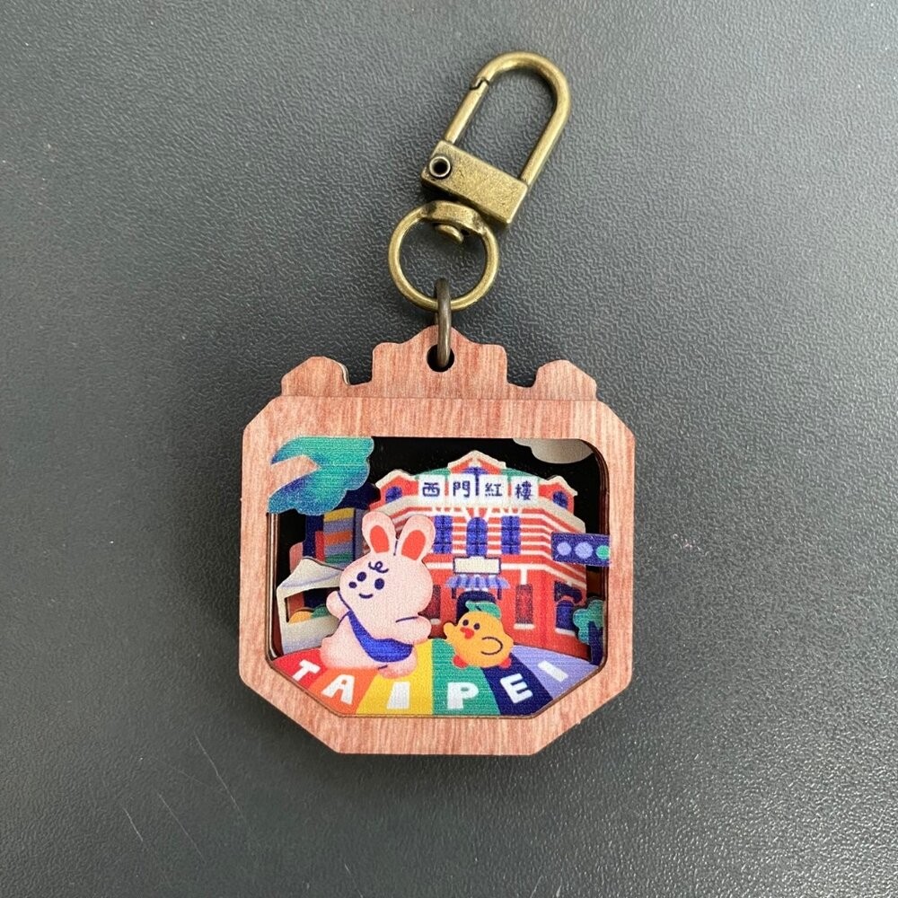 微風景鑰匙圈 立體木製鑰匙圈 造型鑰匙圈 紀念品 送禮自用 遊木時光 TR台灣鐵道-規格圖6