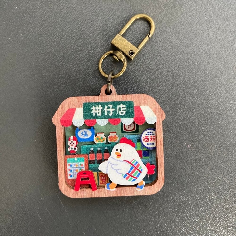微風景鑰匙圈 立體木製鑰匙圈 造型鑰匙圈 紀念品 送禮自用 遊木時光 TR台灣鐵道-規格圖6