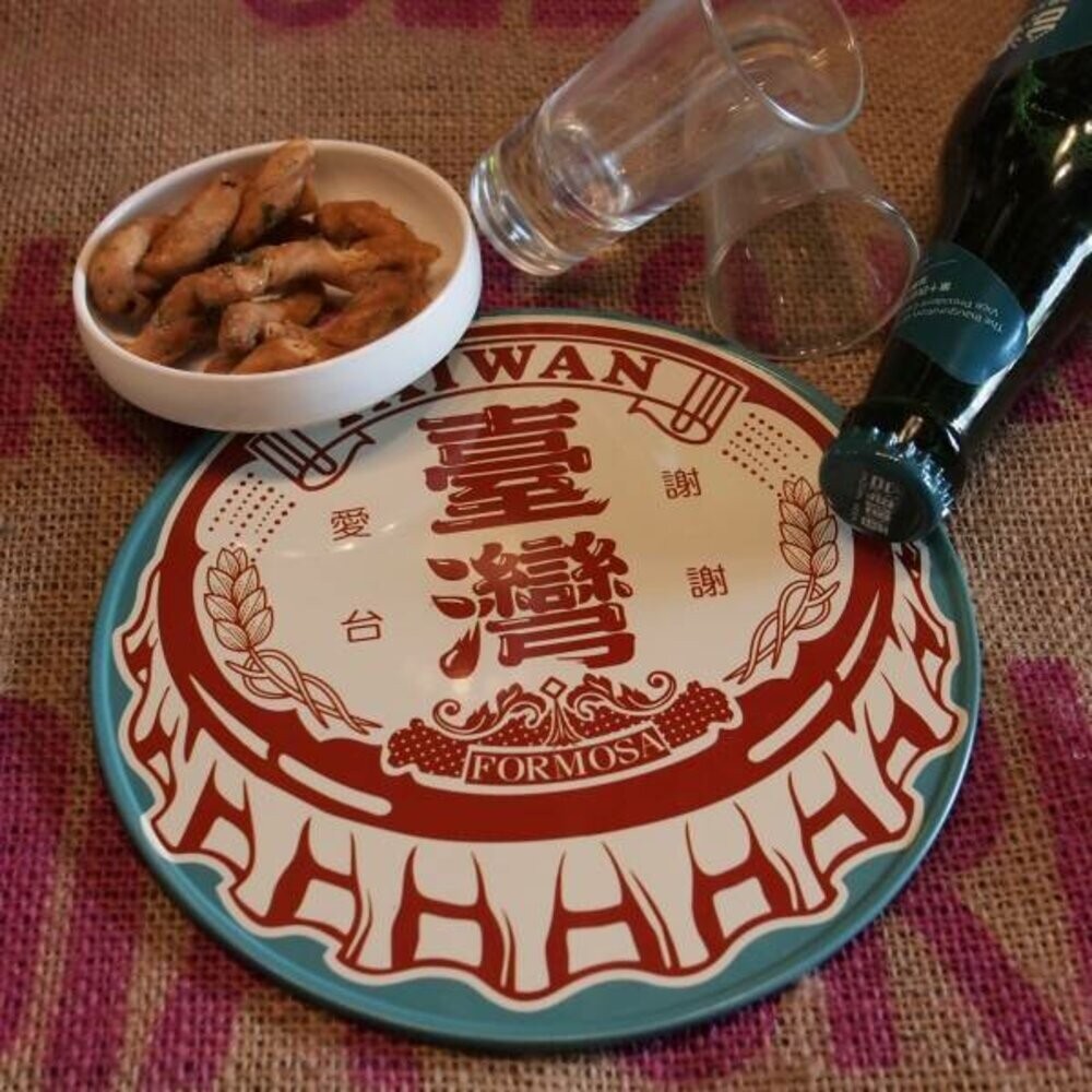 馬口鐵鍋墊 隔熱墊 復古圖案 台灣系列 止滑鍋墊 隔熱鍋墊 木子創意 TR台灣鐵道-細節圖2