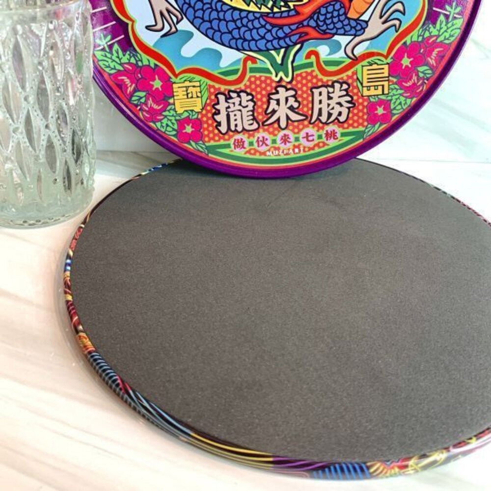 馬口鐵鍋墊 隔熱墊 復古圖案 台灣系列 止滑鍋墊 隔熱鍋墊 木子創意 TR台灣鐵道-細節圖5