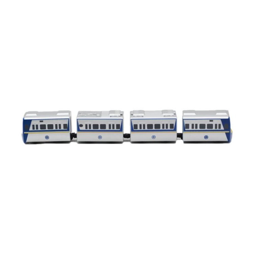 台鐵阿福號區間車 EMU700型 鐵支路4節迴力小列車 迴力車 火車玩具 壓克力盒裝 QV006T1 TR台灣鐵道-細節圖2