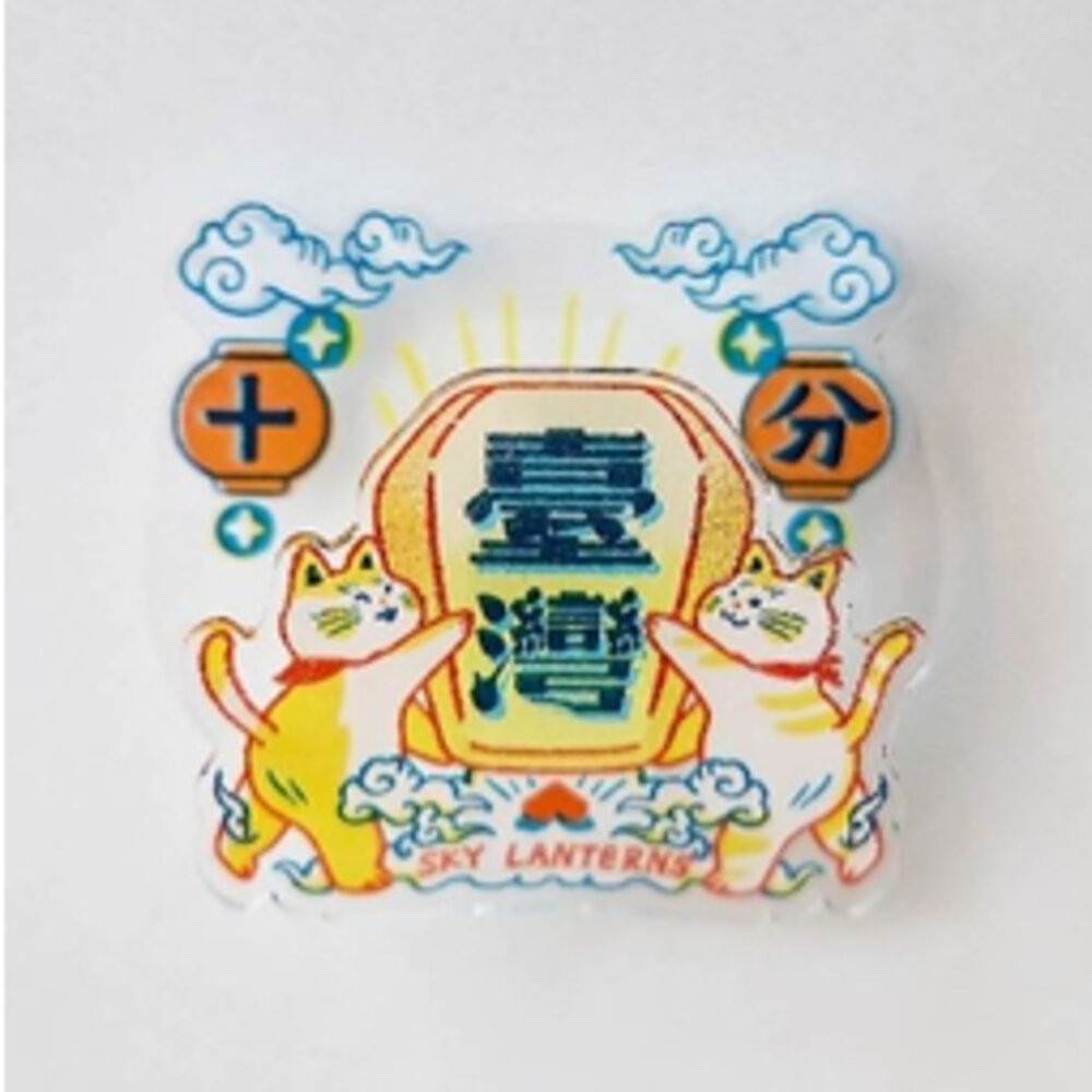 寶島走跳磁鐵夾 萬用磁鐵夾  壓克力夾子 台灣觀光紀念品磁鐵夾 猴子設計 TR台灣鐵道-規格圖6