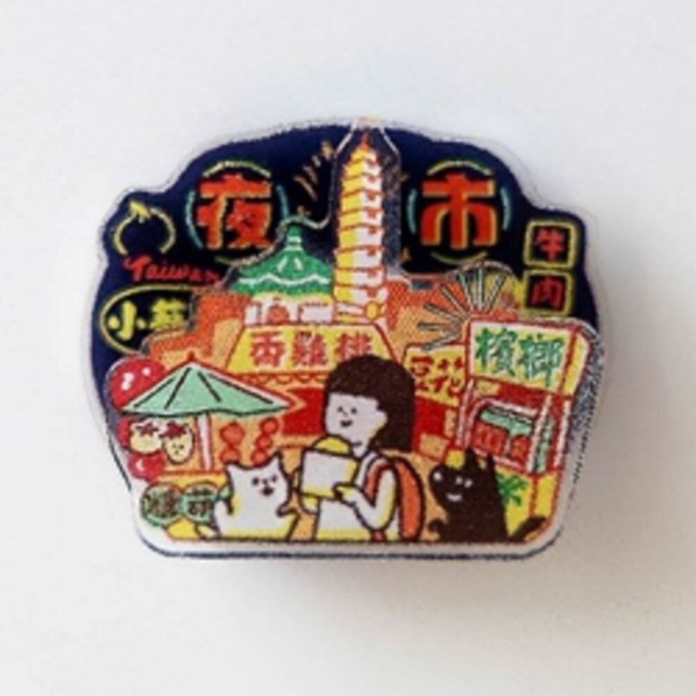 寶島走跳磁鐵夾 萬用磁鐵夾  壓克力夾子 台灣觀光紀念品磁鐵夾 猴子設計 TR台灣鐵道-規格圖6