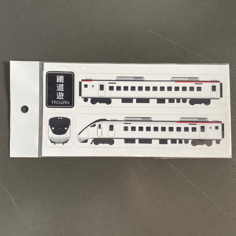 鐵道遊 EMU3000列車貼紙組 藍皮列車貼紙組 防水貼紙 台鐵火車貼紙 集創意 TR台灣鐵道-規格圖4