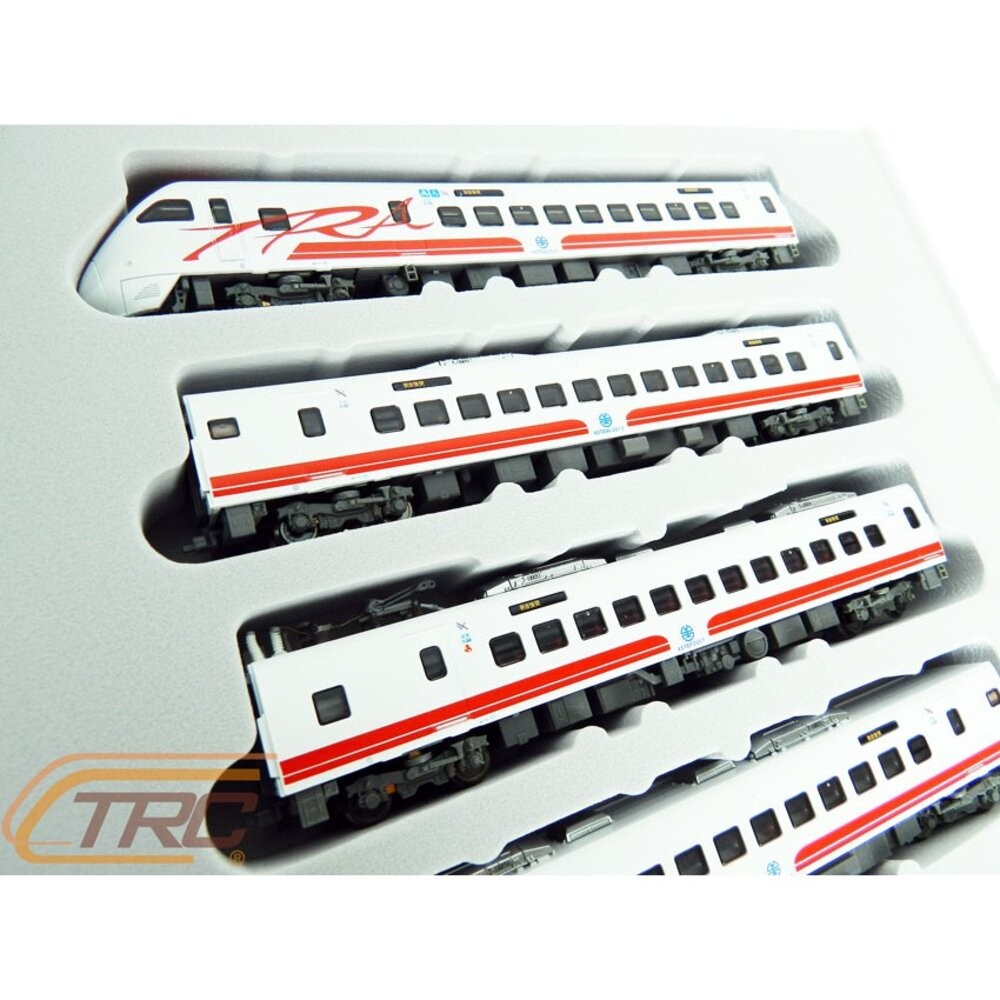 台鐵普悠瑪自強號列車 TEMU2000型 動力車輛組(8輛全編組) N軌 N規鐵道模型 鐵支路模型 VM3070-細節圖3