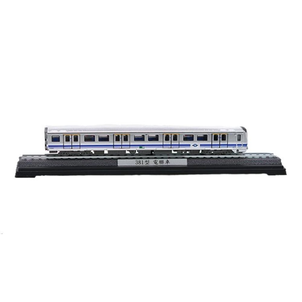 台北捷運電聯車 381型 靜態紀念車 火車模型 含展示底座 鐵支路模型 NS3517 TR台灣鐵道-細節圖3