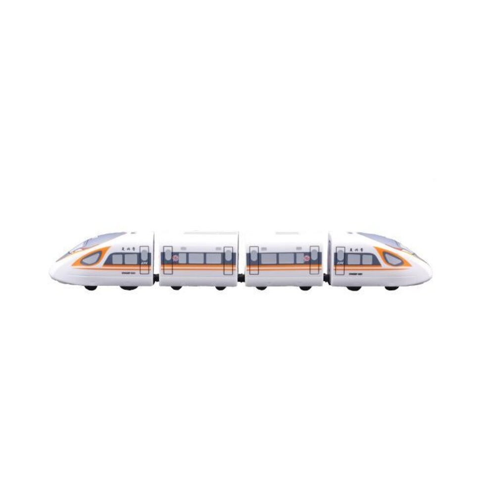 中國高鐵復興號列車 金鳳凰 CR400BF型 鐵支路4節迴力小列車 迴力車 火車玩具 QV077T1 TR台灣鐵道-細節圖2