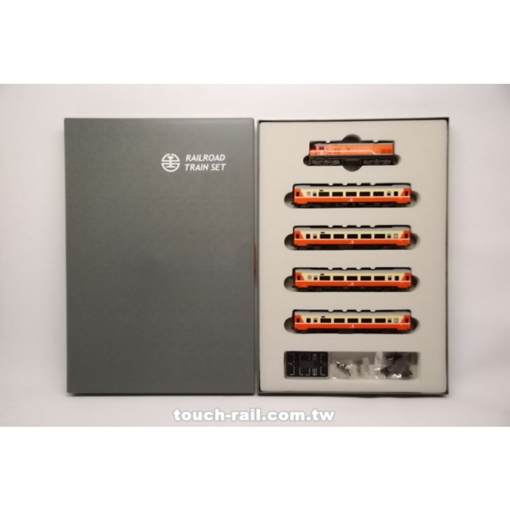 台鐵莒光號列車 R100+35FPK10500型 動力車輛組 N規鐵道模型 N Scale 鐵支路模型 VT1001-細節圖2