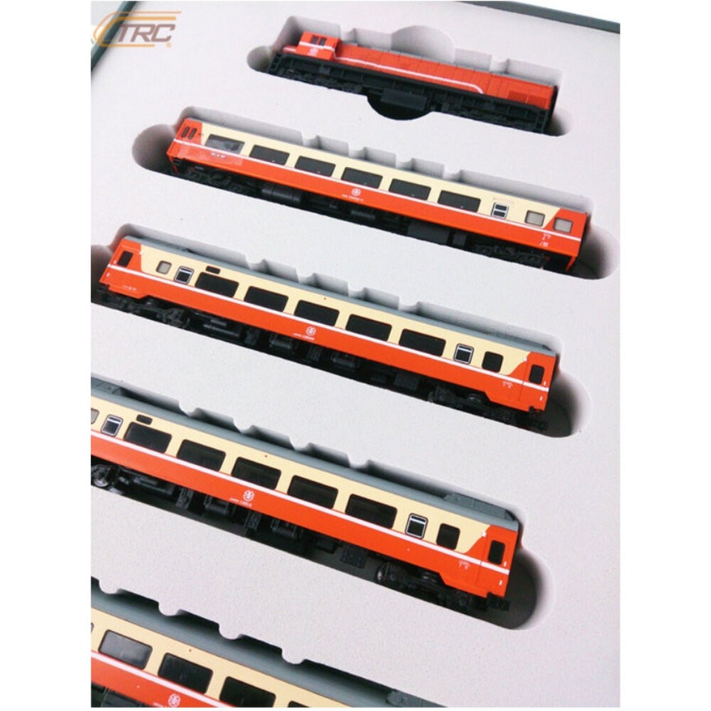 台鐵莒光號列車 R100+35FPK10500型 動力車輛組 N規鐵道模型 N Scale 鐵支路模型 VT1001-細節圖3