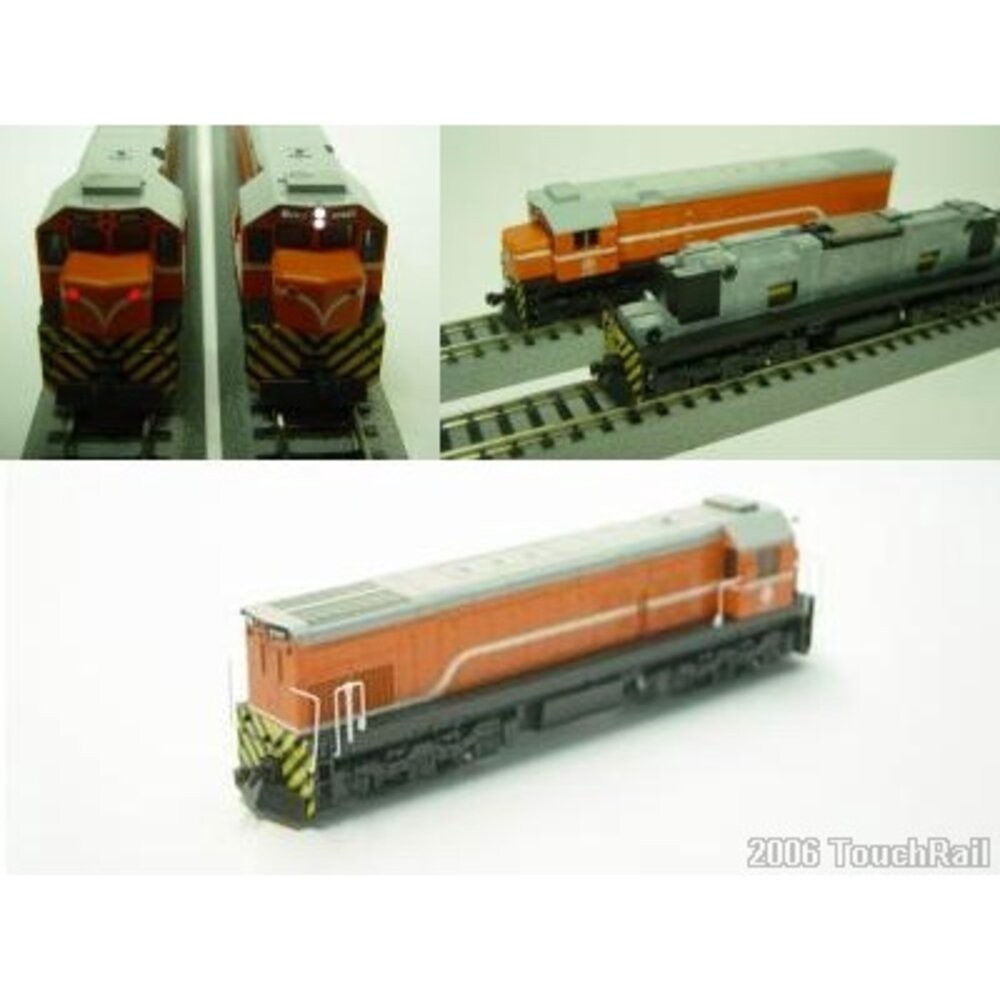 台鐵柴電機車 R100型(橘) 有動力馬達 N軌 N規鐵道模型 N Scale 不含鐵軌 鐵支路模型 NR1001-細節圖2
