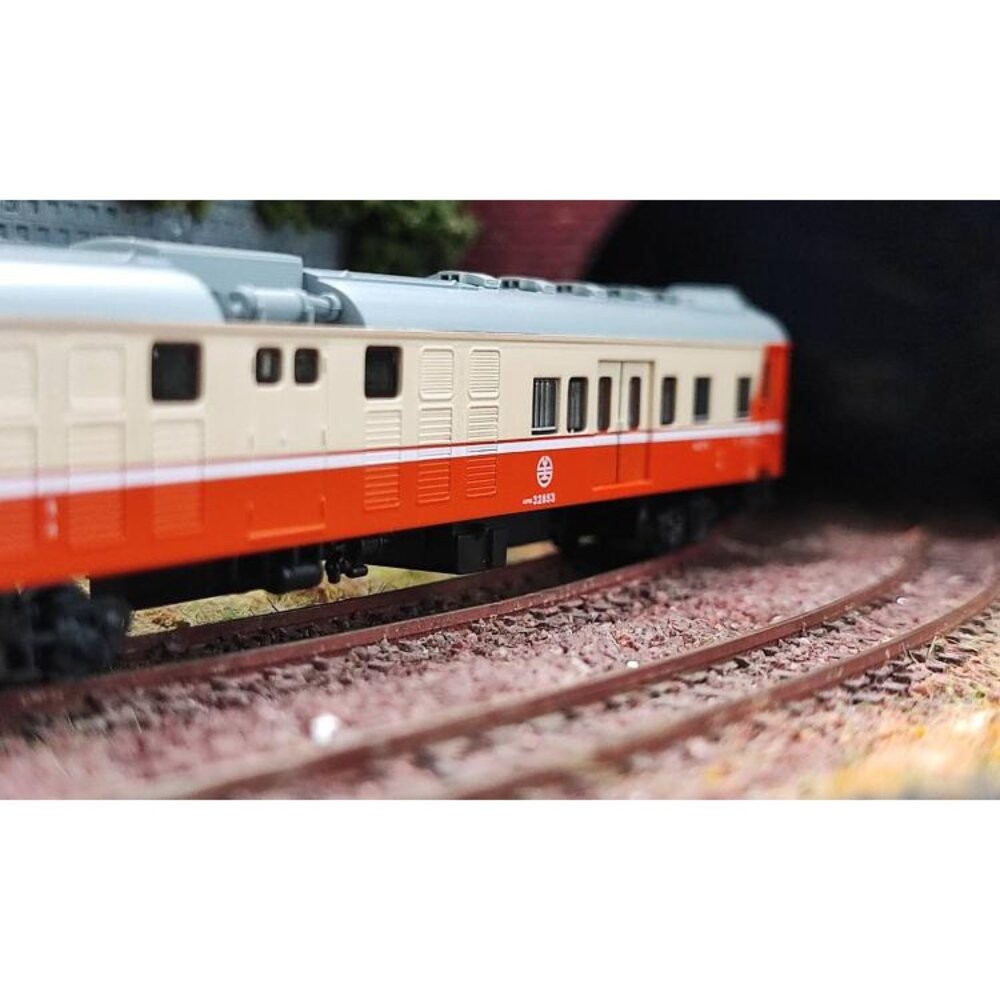 台鐵電源行李車(橘) 45PBK32850型 N軌 N規鐵道模型 N Scale 不含鐵軌 鐵支路模型 NK3513-細節圖2