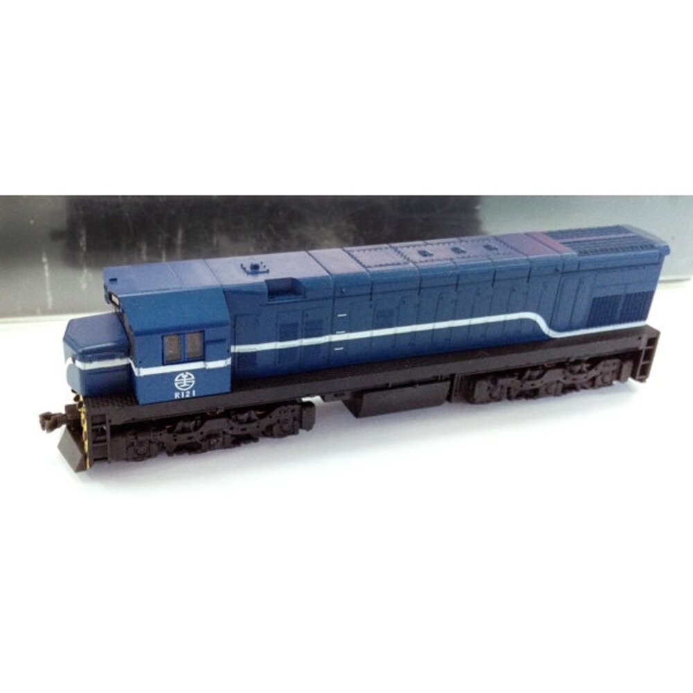 台鐵柴電機車 R100型(藍) 無動力(X) N軌 N規鐵道模型 N Scale 不含鐵軌 鐵支路模型 NR1007-細節圖4