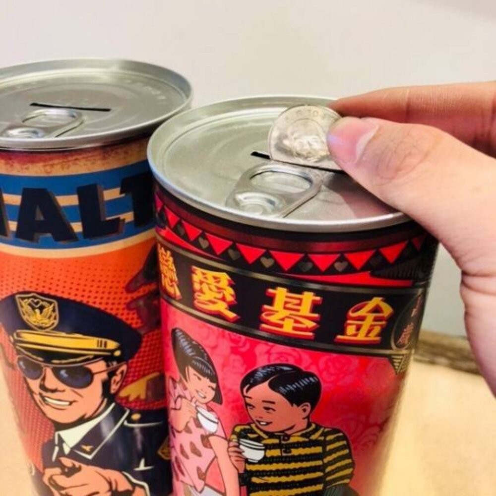 復古易拉罐存錢筒 鐵罐存錢筒 文創 紀念品 復古台灣 木子創意 TR台灣鐵道-細節圖2