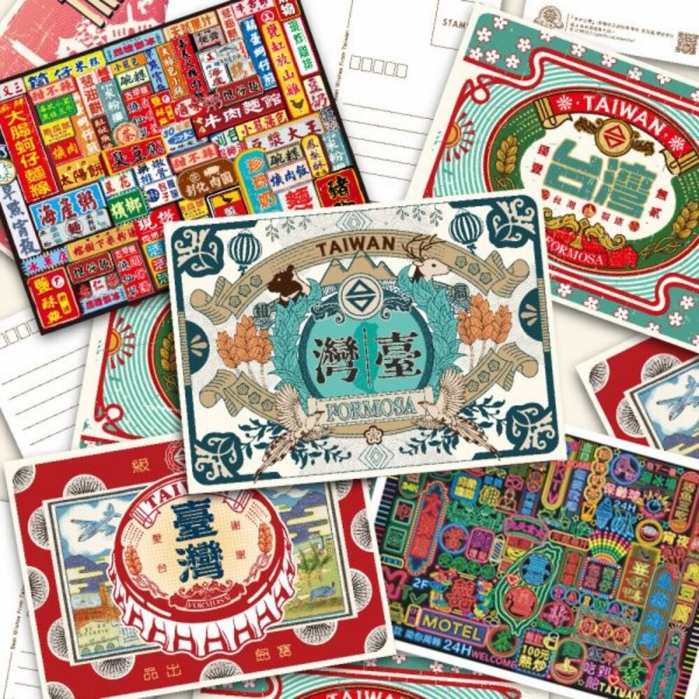 台灣明信片 台灣經典元素明信片 台灣特色明信片 台灣味明信片 木子創意 TR台灣鐵道-細節圖3