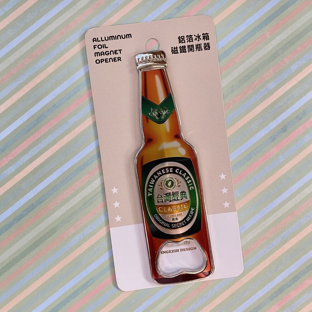造型鋁箔開瓶器冰箱貼 造型開瓶器 磁吸冰箱貼 台灣經典 台灣紀念品 新格子 TR台灣鐵道-規格圖4