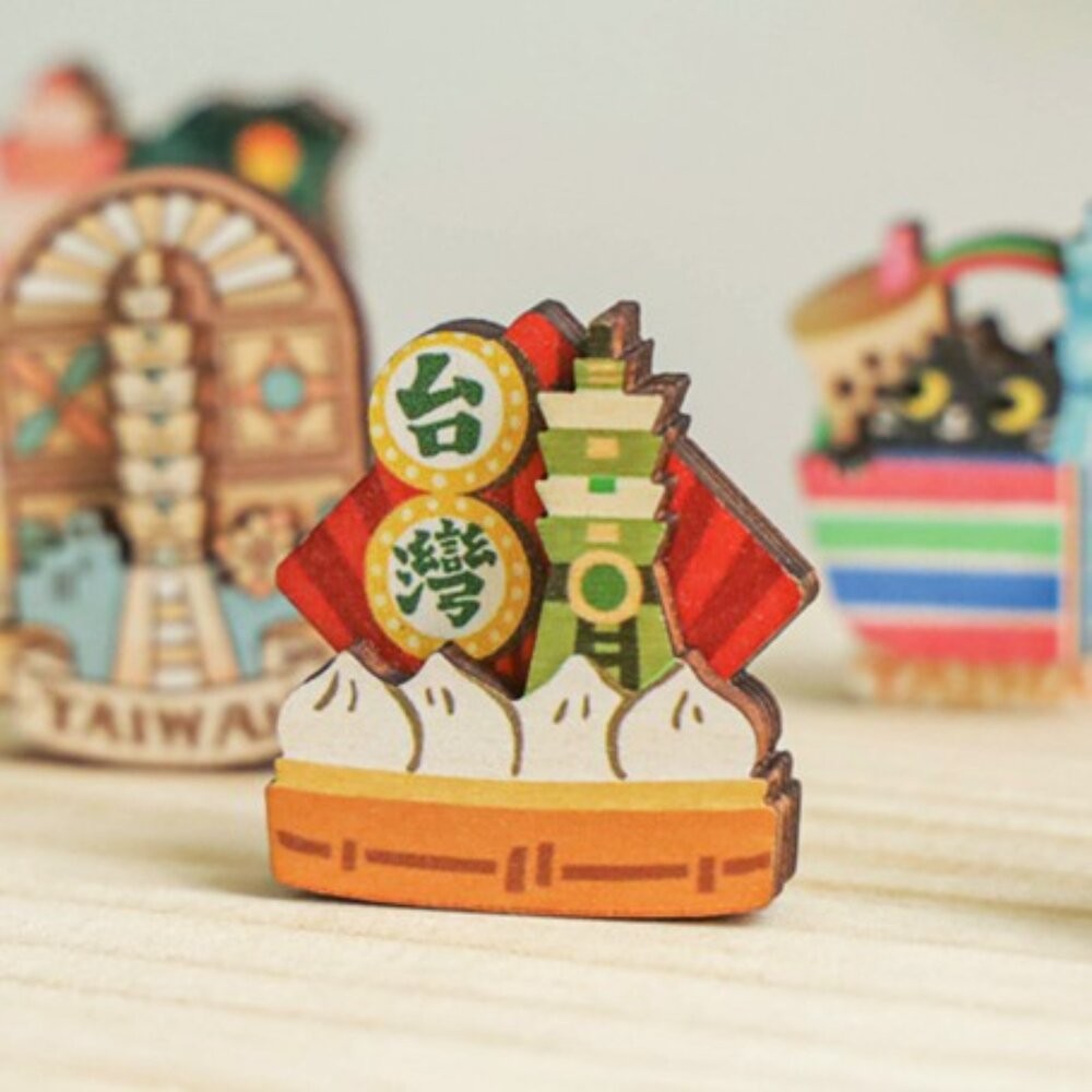台灣印象 立體木質磁鐵 造型磁鐵 冰箱貼 台灣文創紀念品 國外送禮 印刻研究所 猴子設計 TR台灣鐵道-細節圖4