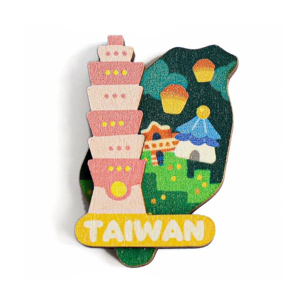 台灣印象 立體木質磁鐵 造型磁鐵 冰箱貼 台灣文創紀念品 國外送禮 印刻研究所 猴子設計 TR台灣鐵道-規格圖6