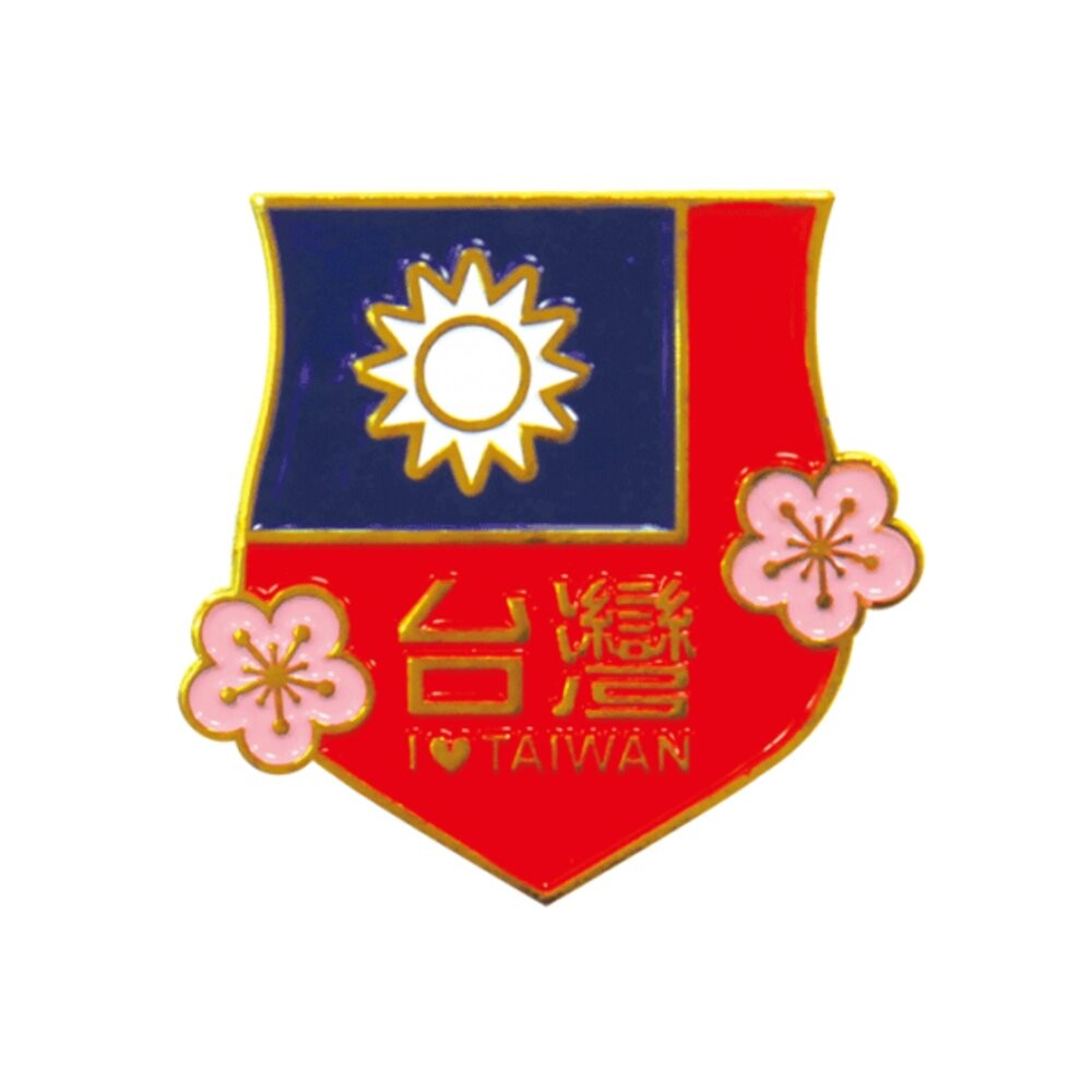 金屬胸章 別針 徽章 珍珠奶茶 台灣景點 紀念品 新格子 TR台灣鐵道-規格圖6