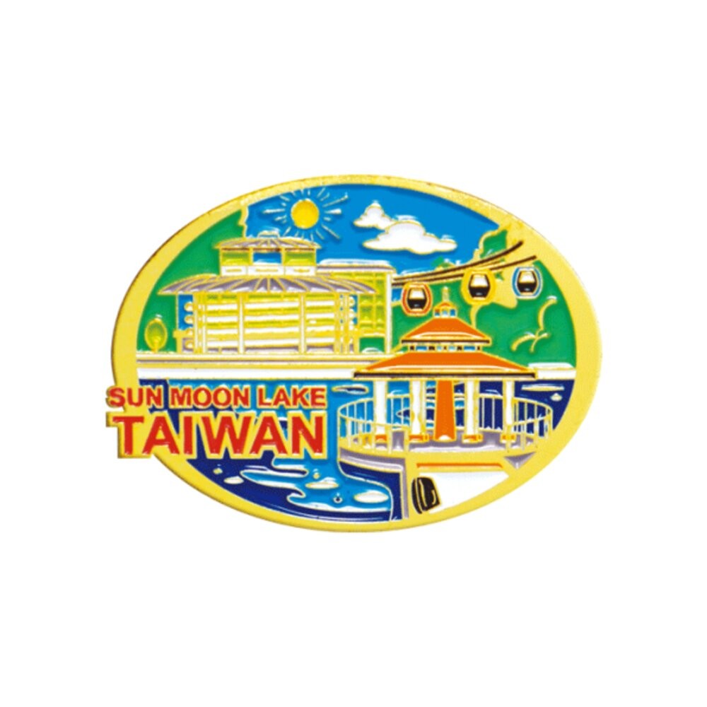 金屬胸章 別針 徽章 珍珠奶茶 台灣景點 紀念品 新格子 TR台灣鐵道-規格圖6