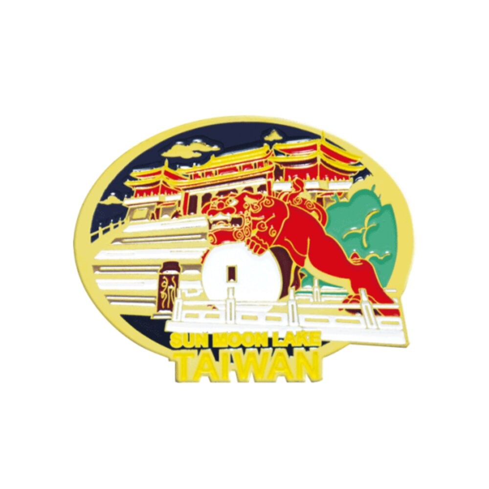金屬胸章 別針 徽章 珍珠奶茶 台灣景點 紀念品 新格子 TR台灣鐵道-規格圖6