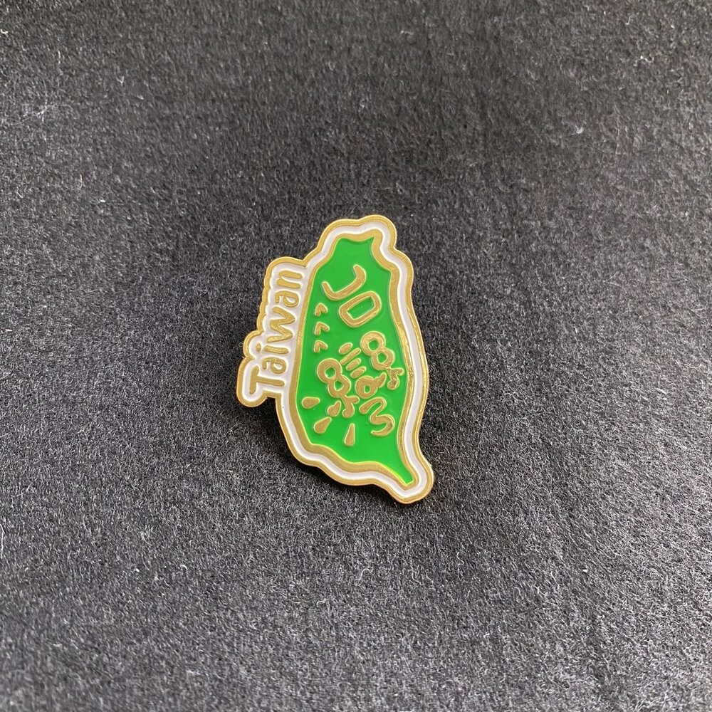 金屬胸章 別針 徽章 珍珠奶茶 台灣景點 紀念品 新格子 TR台灣鐵道-規格圖6