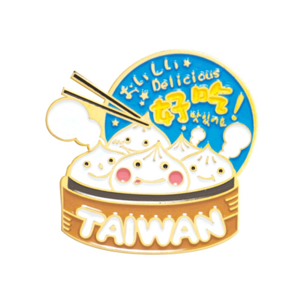 金屬胸章 別針 徽章 珍珠奶茶 台灣景點 紀念品 新格子 TR台灣鐵道-規格圖6