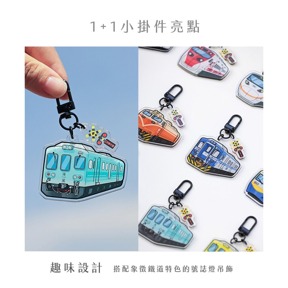 台鐵火車造型壓克力鑰匙圈 台灣火車鑰匙圈 吊飾 台鐵紀念品 臺鐵正版授權 TR台灣鐵道-細節圖3