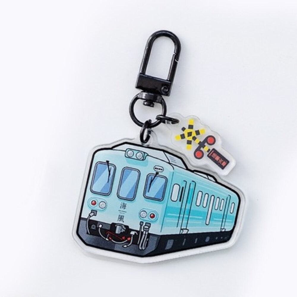 台鐵火車造型壓克力鑰匙圈 台灣火車鑰匙圈 吊飾 台鐵紀念品 臺鐵正版授權 TR台灣鐵道-規格圖6