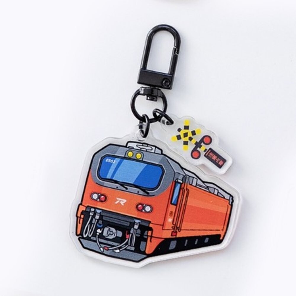 台鐵火車造型壓克力鑰匙圈 台灣火車鑰匙圈 吊飾 台鐵紀念品 臺鐵正版授權 TR台灣鐵道-規格圖6