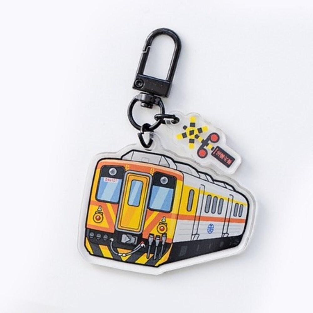 台鐵火車造型壓克力鑰匙圈 台灣火車鑰匙圈 吊飾 台鐵紀念品 臺鐵正版授權 TR台灣鐵道-規格圖6